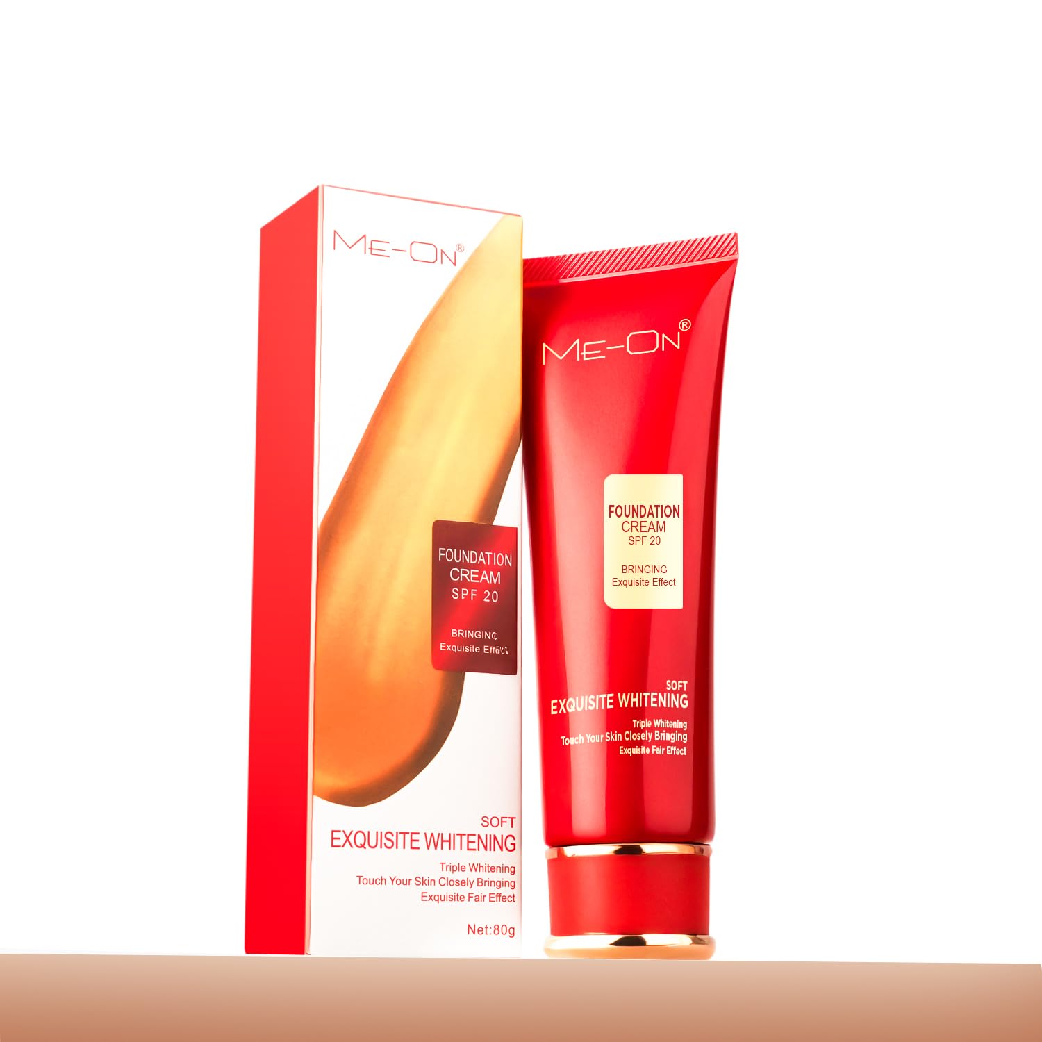 ME-ON Exquisite Whitening Cream Foundation Full Coverage For All Skin Type, Natural Finish (Shade 01 - Ivory)-picture-26