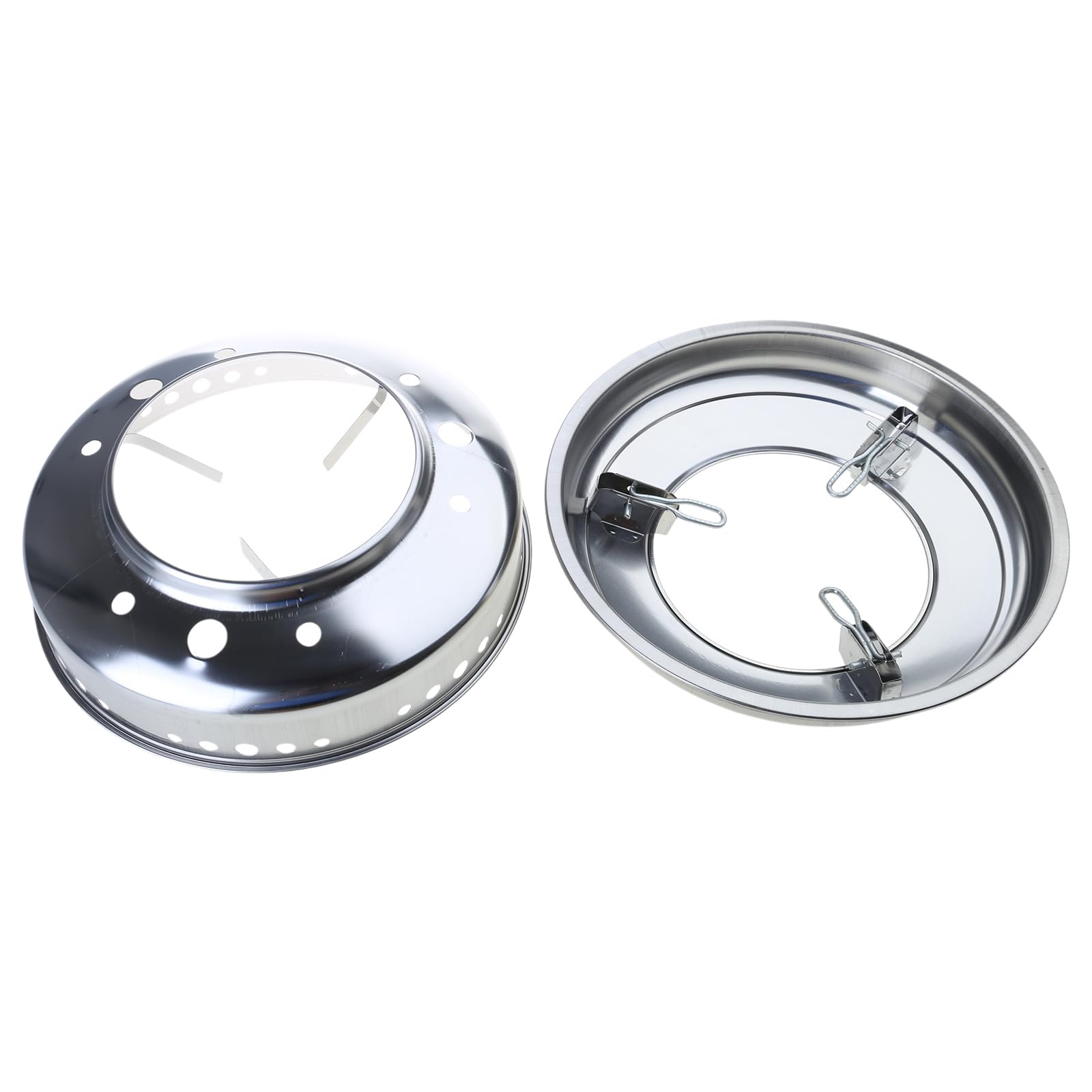 Kalttoy Gathering Covers Stainless Steel Windproof Double Layer Stove Winds Guard Kitchen Accessory for Stove Stainless Steel Winds Guard