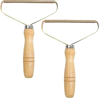 2PCS Portable Lint Remover, Manual Fabric Shaver Fuzz Remover Reusable Lint Roller Carpet Scraper Tool Pet Hair Remover Lint Shaver Clothes Brush Fluff Remover for Sofa Cashmere Sweater Stairs Blanket