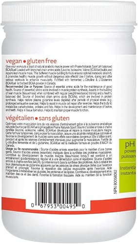 Miniatura 10 de Prairie Naturals PH Balanced BCAA Combustible, limón lima, 11.2 onzas