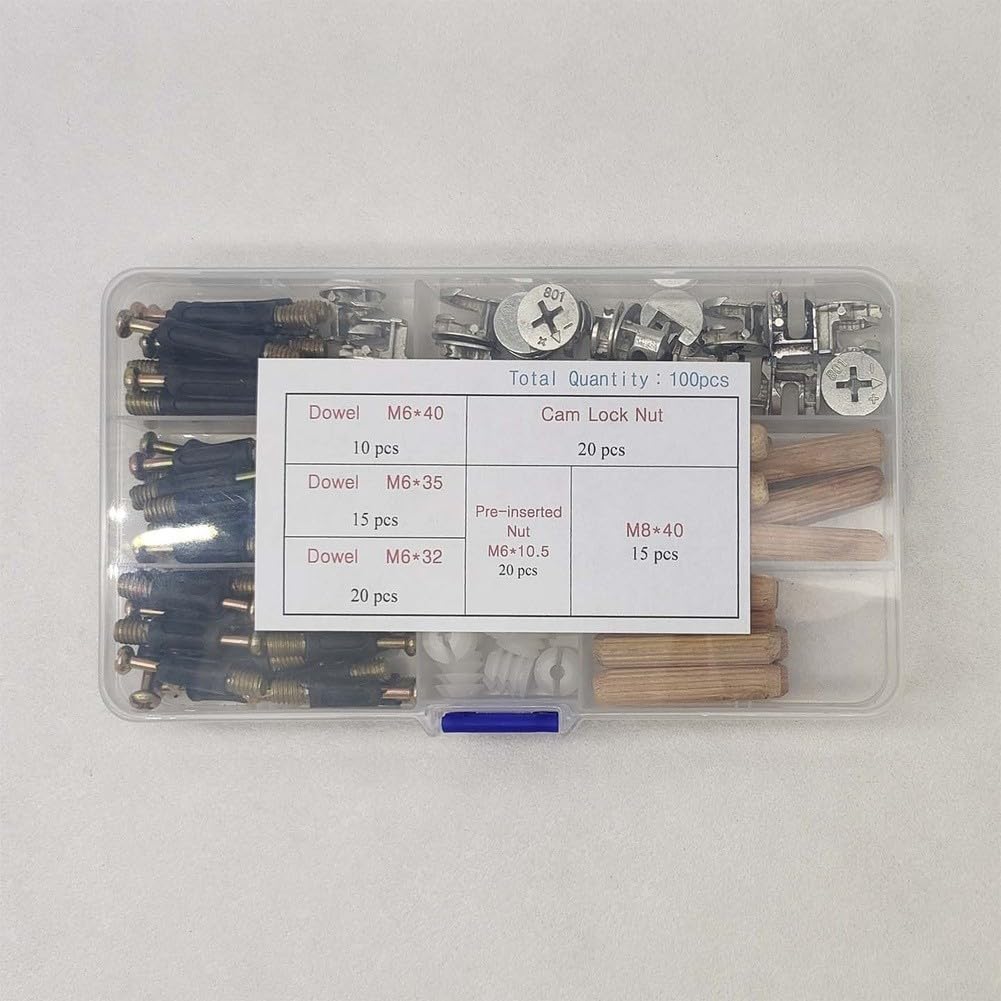 Conectores Panel 16-18mm Tuercas Nylon Robustas