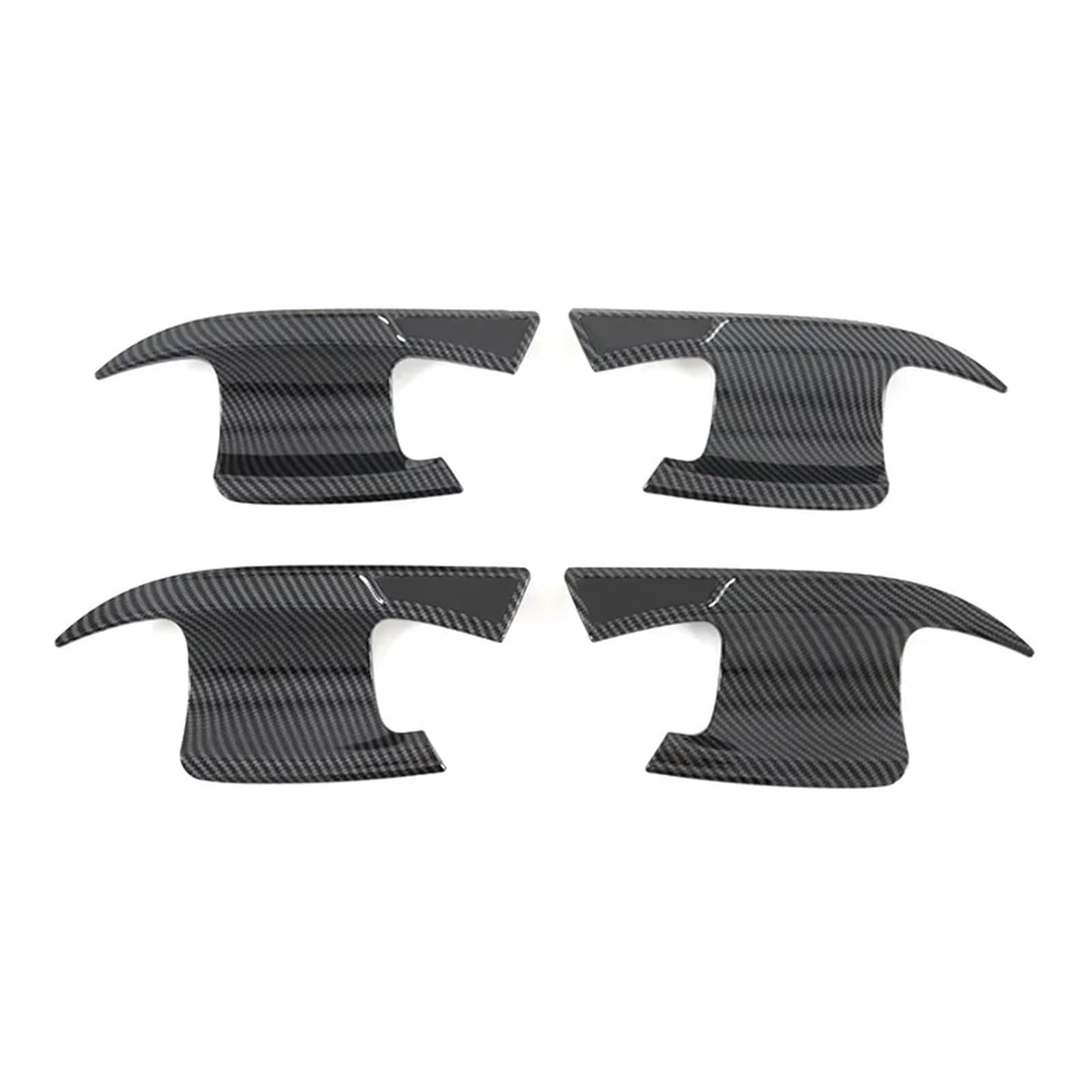 Bqwyedpl Blade Doorbowl Fiber Fit For Seat Leon 2021-2024 Door Handle Bowl Scratch-Resistant Modification Special Accessories Car Door Latch Handle(Blade Doorbowl Fiber)