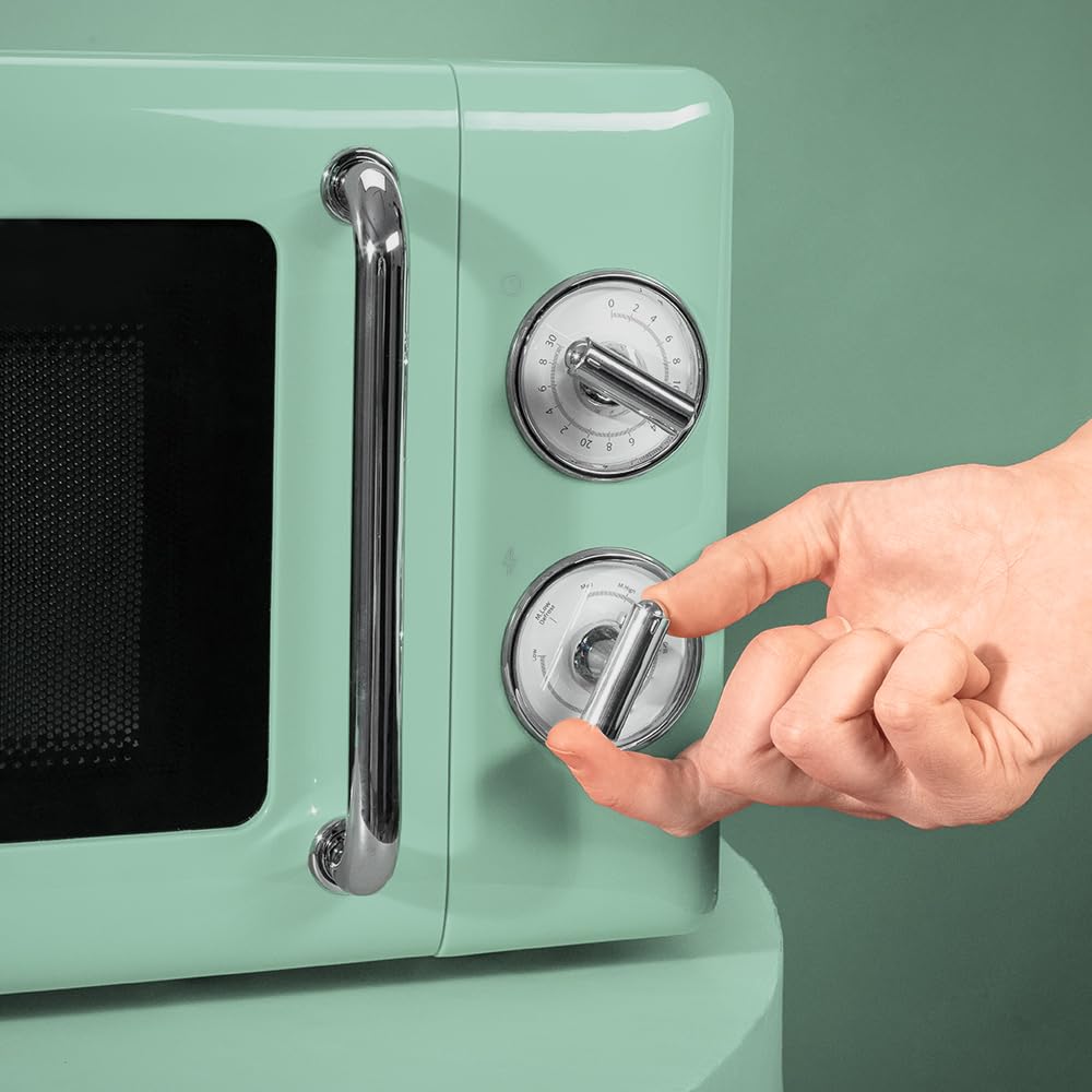 Grunkel MW-20NG Microonde 20 Litri 700W Nero - 6 Livelli Di Potenza E Timer 60 Minuti