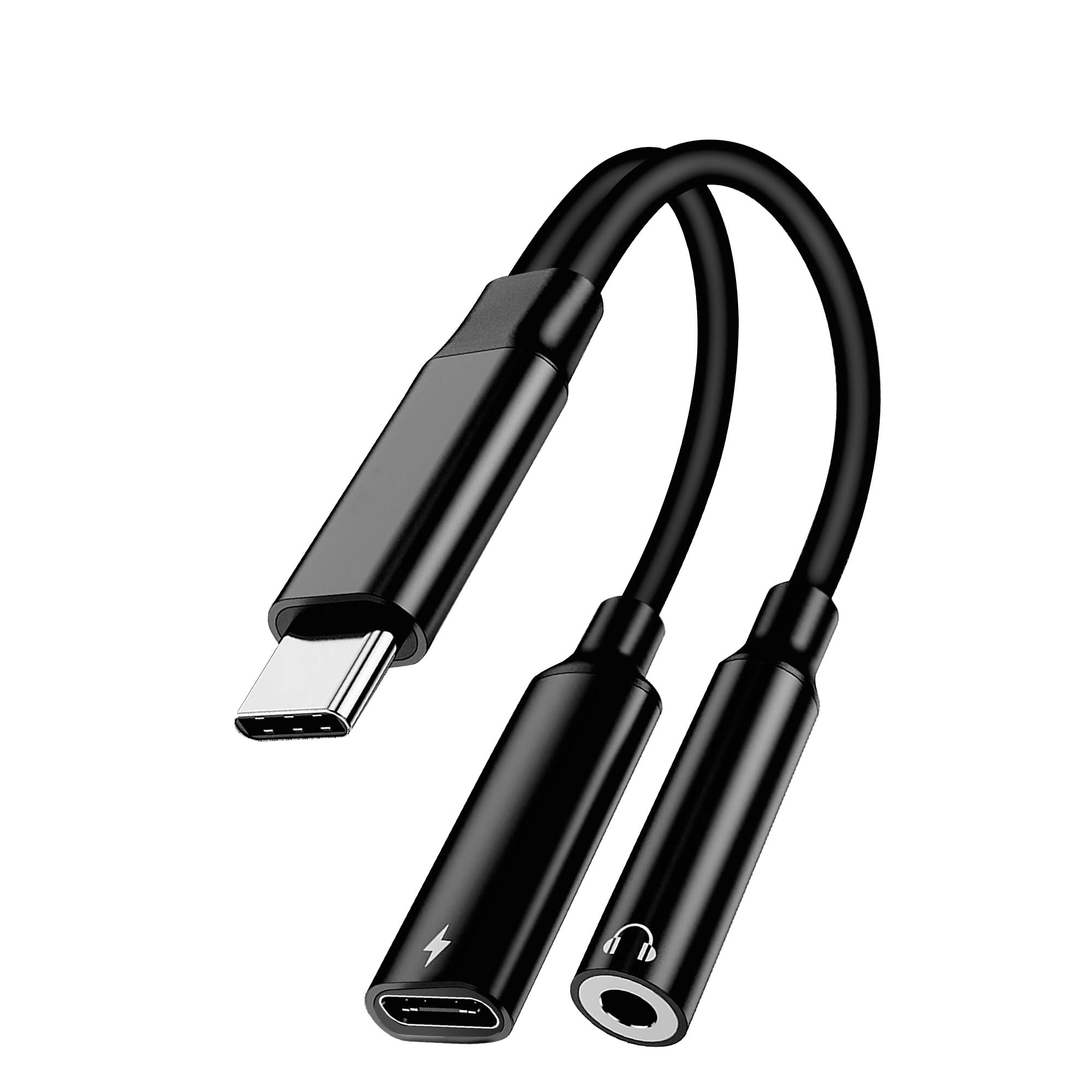 Adattatore USB-C A 3,5 Mm E Ricarica 2-in-1 Xinlie | Carica PD 60W E Ascolta Con Cuffie, Per IPhone 16/15, Galaxy, IPad