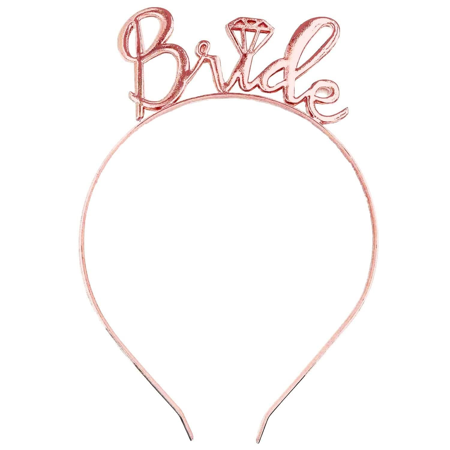 Wanna Party Beautiful Rose Gold Bride Tiara/Bride to Be Crown for Bridal Shower/Haldi Ceremony Decoration/Bachelorette Party Props Headband (B0CHMJ9X3Q) Amazon Price History, Amazon Price Tracker