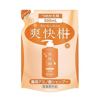 Amazon.co.jp: (AFC) シャンプー 爽快柑 詰替 500mL アミノ酸