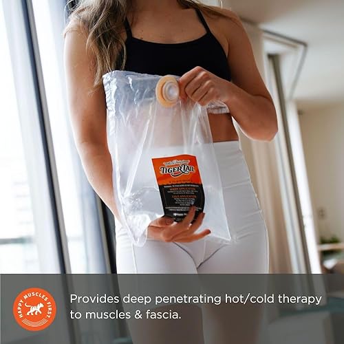 Vista 24 de Tiger Tail DrySoak - Bolsa de terapia de agua caliente, grande (5 galones), fabricada en Estados Unidos (marca Fomentek)