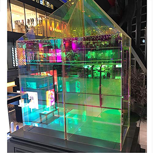 Película de Vinilo Autoadhesiva Holográfica Iridiscente 54"x10ft miniatura 4