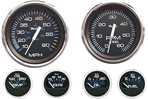 Faria Chesapeake Ss 6-Gauge Set: The Essential Marine Monitoring System