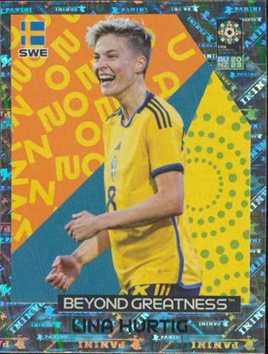 2023 Panini FIFA Women's World Cup Stickers #301 Lina Hurtig Sweden Mini Sticker Soccer Futbol Trading Card