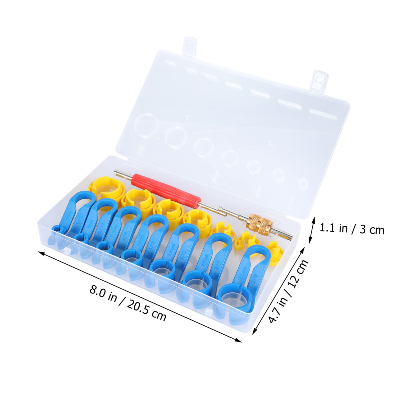 BELLIFFY Automotive Fuel Line Disconnect Tool Set 16pc Supplies Fuel Line Removal Tool