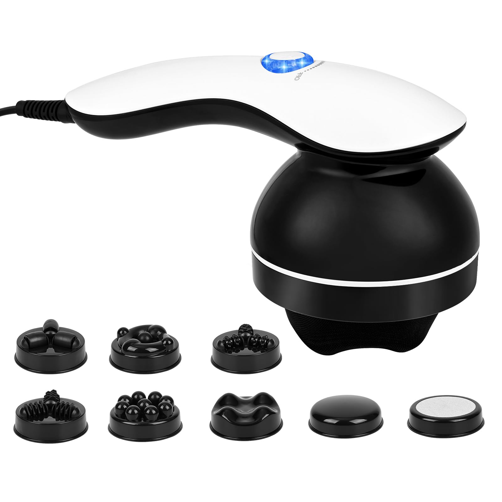 Dreamhigh® Anti-cellulite Massager Reducer, Handheld Electric Cellulite Massager with 8 Anti-Cellulite Machine, Device for Firming and Shaping Skin, Abdomen, Gluteos and Legs