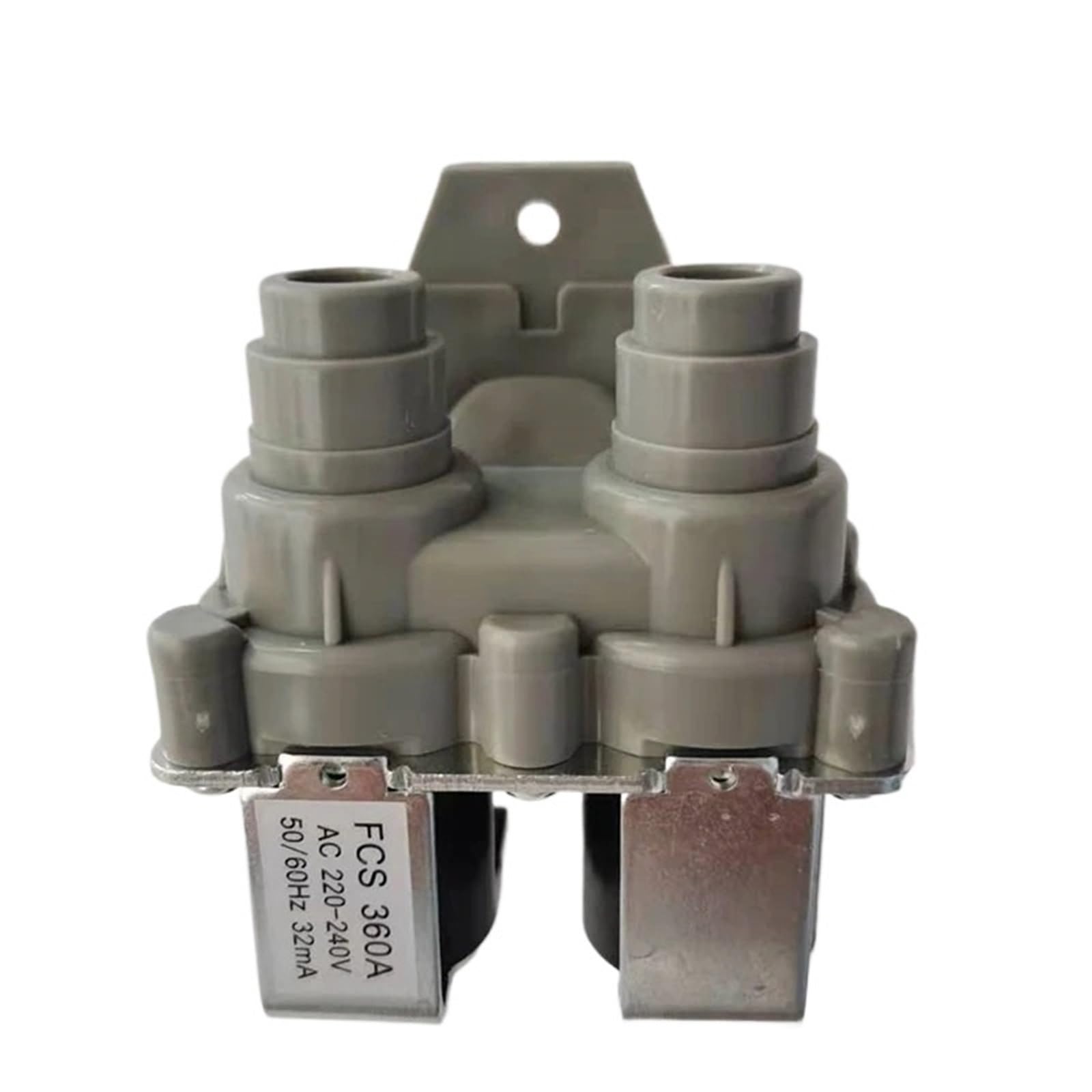 Jjkskv Fcs360a 1Pcs Universal Washing Machine Water Inlet Solenoid Valve Double Head Water Inlet Valve Part Fcs180b Dispenser Valve(Fcs360a)
