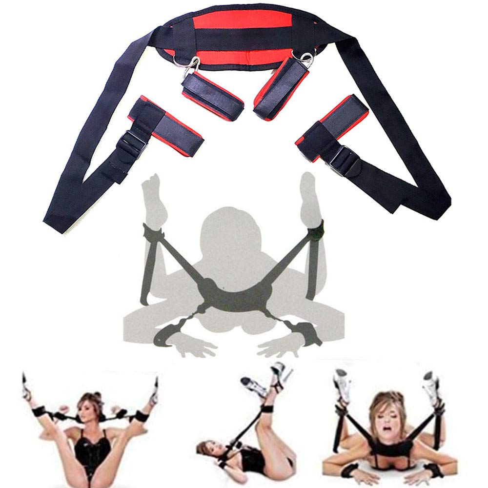 Hebillas de Tirantes para Mujeres 1pc, Correas para Muslos, separadores de piernas B/D/S/M Bõndägë Šêx