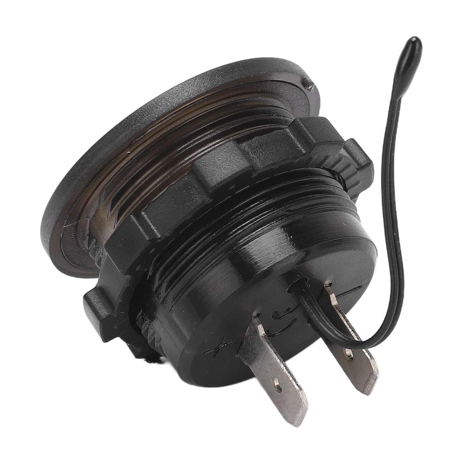 Aramox Voltmètre de Température à Double Affichage pour Voiture et Moto, 12V-24V, Étanche, Noir, ABS, Installation Simple