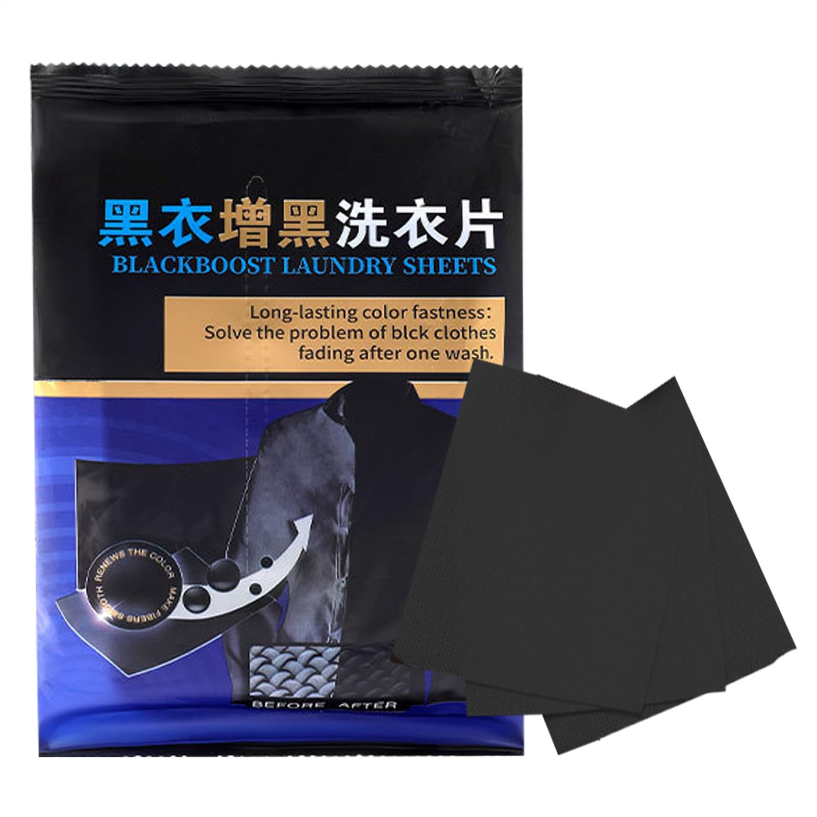 Feuilles Pour Foncer La Teinture Noire Pour Vêtements, Fixateur De Couleur Et Raviveur, Feuilles De Teinture Pour Le Linge, Fixateur De Couleur Et Noircissement, Pour Textiles Synthétiques