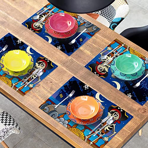Set de table pirate résistant à la chaleur et antidérapant pour table enfant - 8