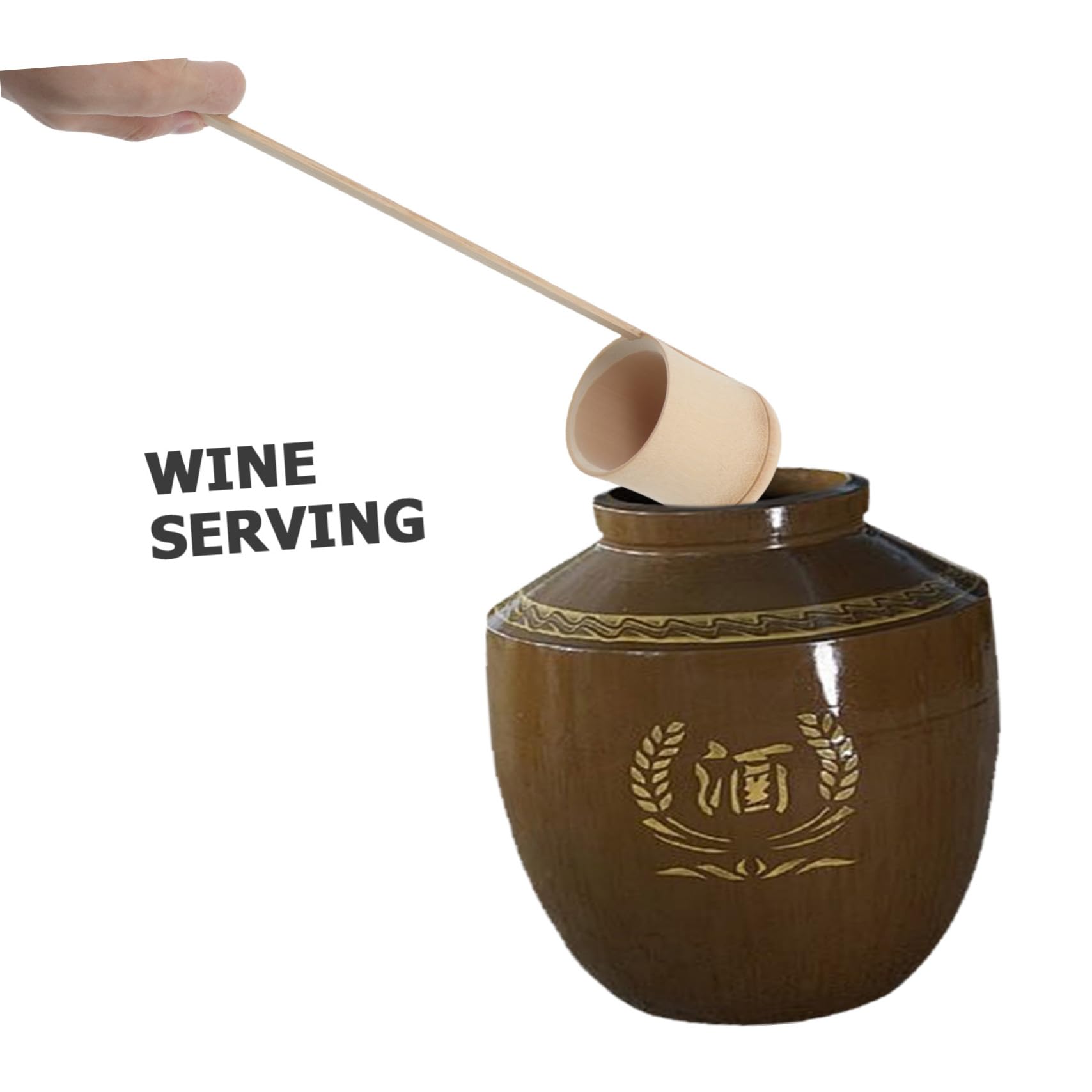 CIYODO Handle Wine Ladle Stylish Kitchen Ladle for Drink Preparation and Design for Serving Wine and Beverages