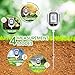 YAMRON 4-in-1 Soil Moisture Meter, Digital Plant Temperature/Soil Moisture Test & PH Meter/Sunlight Intensity, Backlight LCD Display for Gardening, Farming and Outdoor Plants