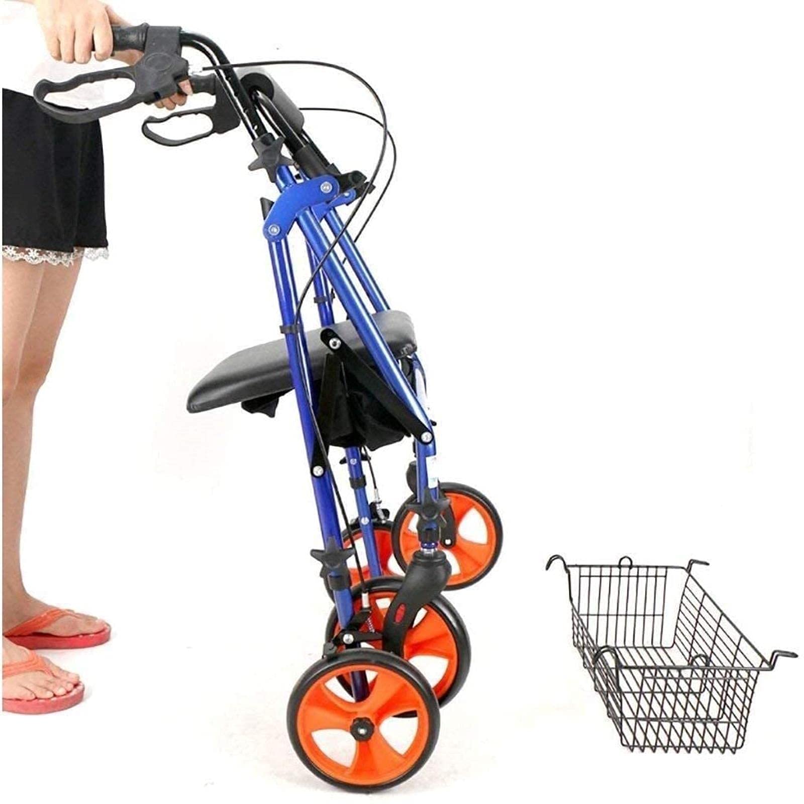 Rollator Walker Chodzik dla seniorów Rollator Lekki Rollator Chodzik transportowy z siedziskiem Osoby starsze Chodzik Sprzęt rehabilitacyjny Wzrost Tęsknota za Comfortable anniversary