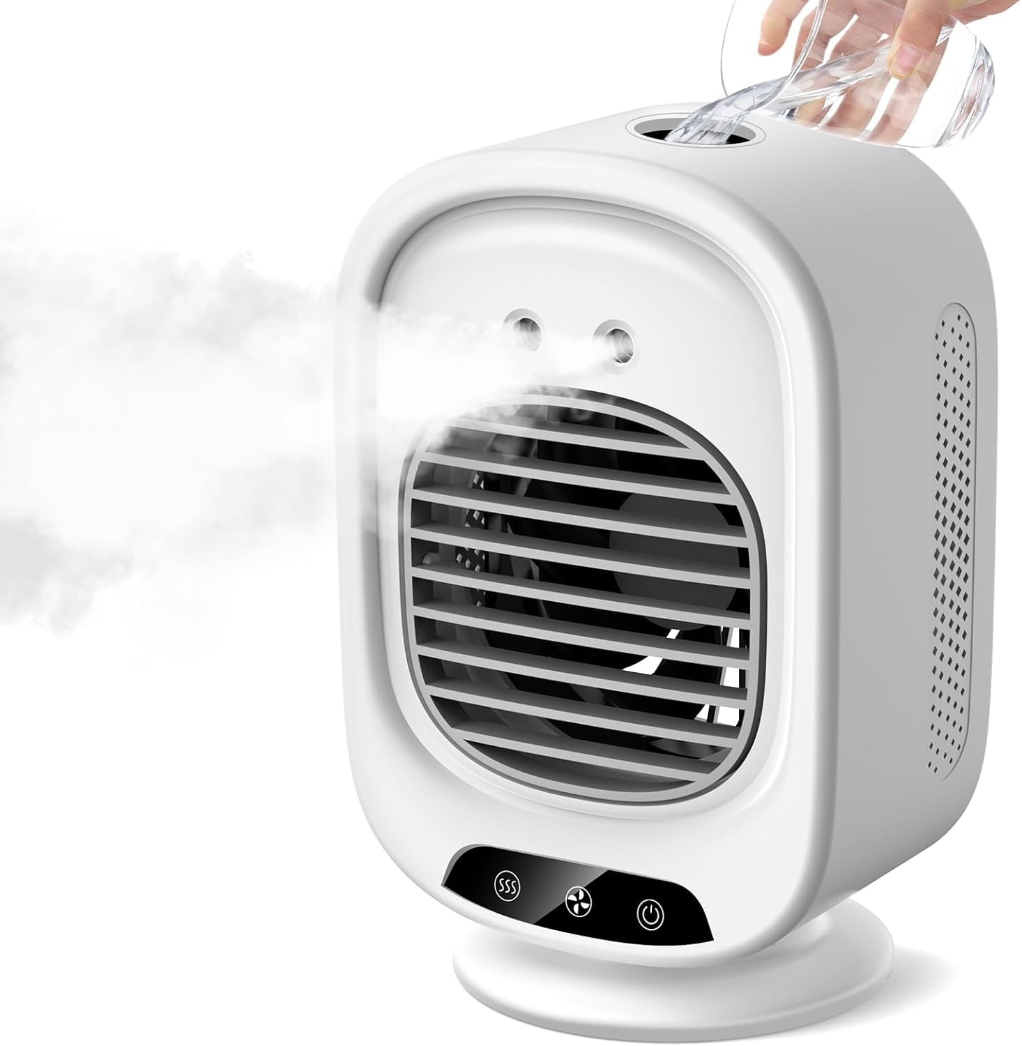 【Amazon.co.jp限定】冷風扇 冷風機 卓上 小型エアコン スポットクー…