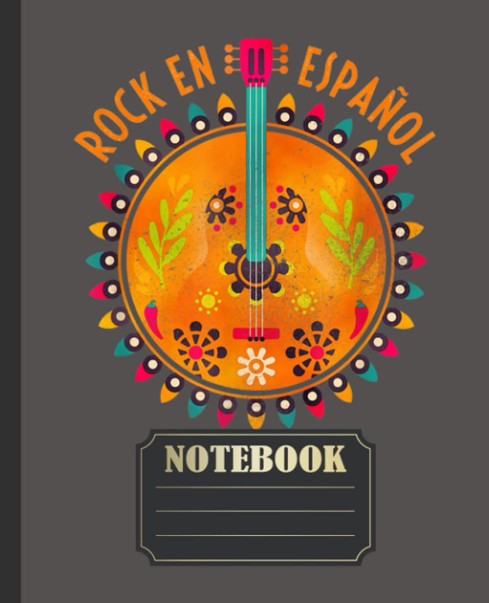 Cahier Rock en Español guitare le cadeau de musique idéal pour les guitaristes passionnés de rock