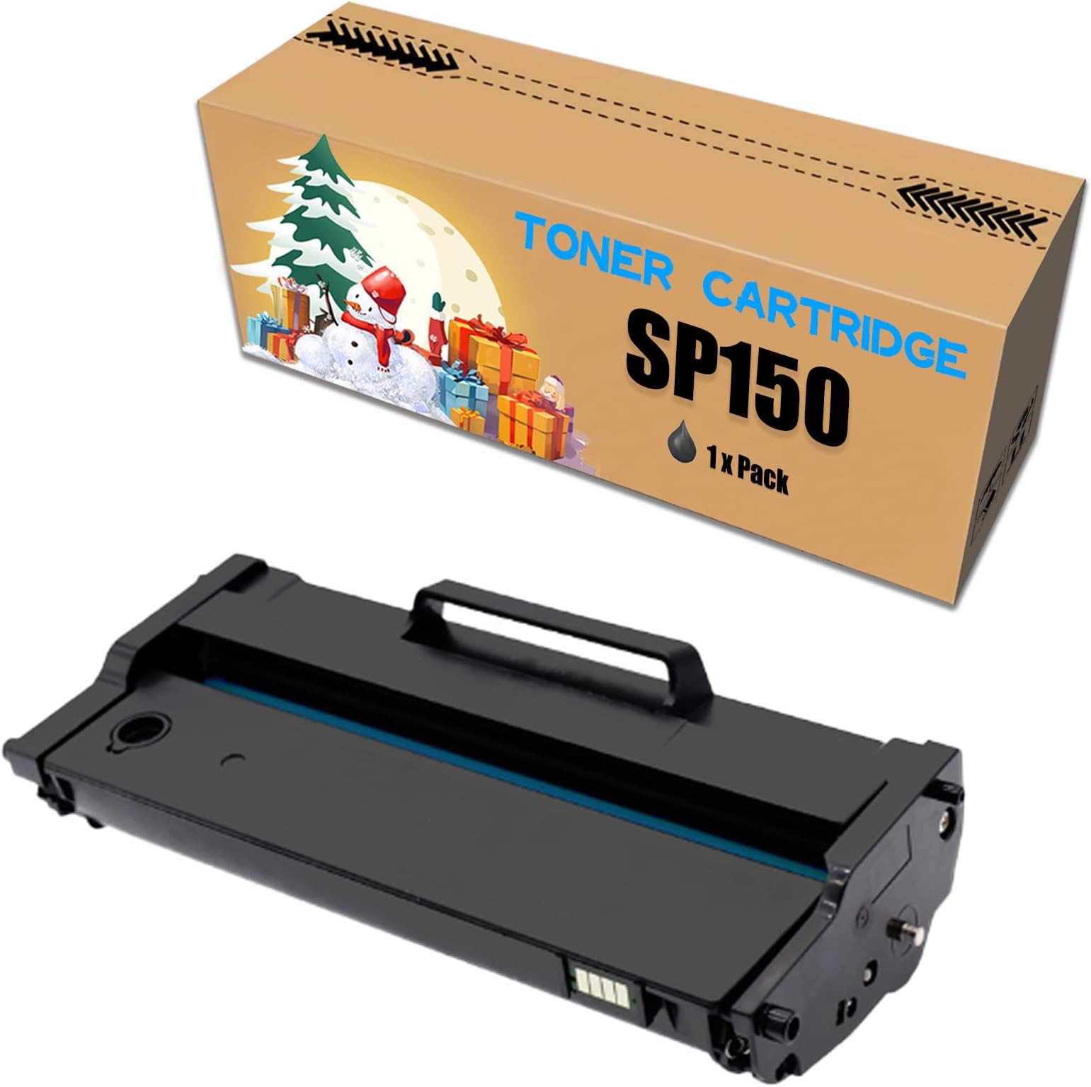 Compatible Replacement for Ricoh SP150 Toner Cartridge for SP150 SP150SU SP150SUw SP150w Printer 1 Black