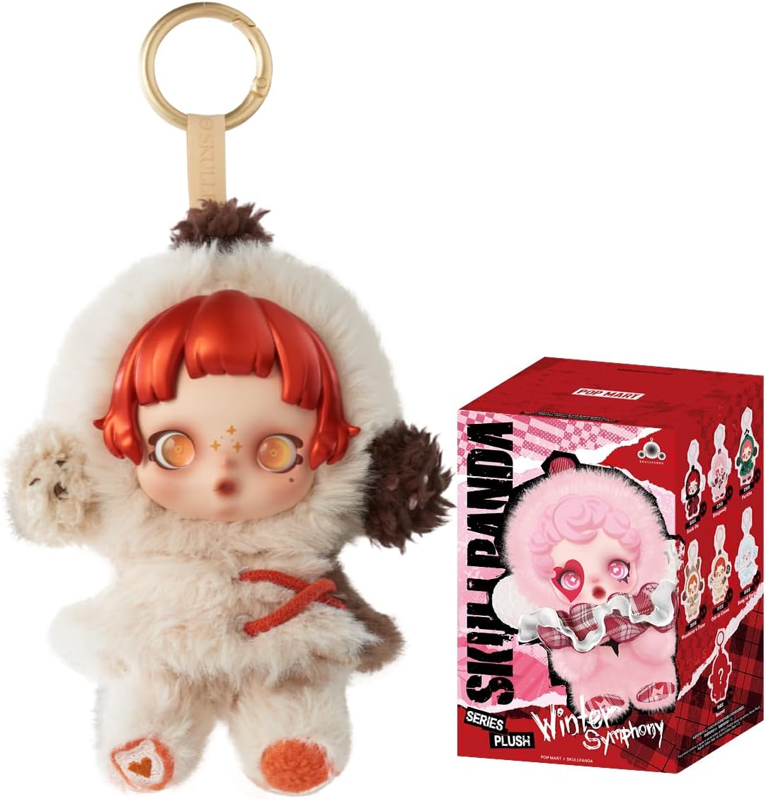 POP MART SKULLPANDA Winter Symphony Series Plush Anime Action Figures Collectible Figures Collectors Art Toy Toy Figures Gift 1 Piece