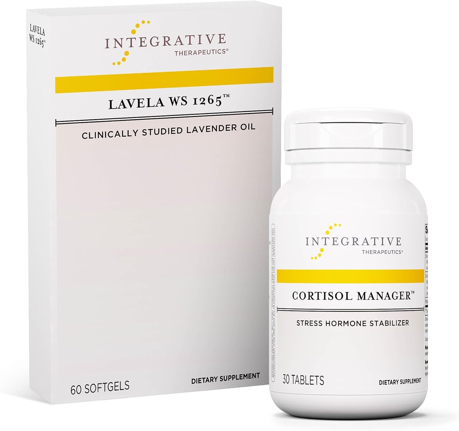Integrative Therapeutics Bundle, Cortisol Manager 30ct & Lavela WS 60ct