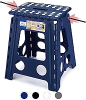 Vista 40 de ACKO Taburete de Escalón Plegable de 9 Pulgadas 300 lb de Capacidad, Taburetes de Escalón Plegables de Plástico para Niños y Adultos, Taburetes