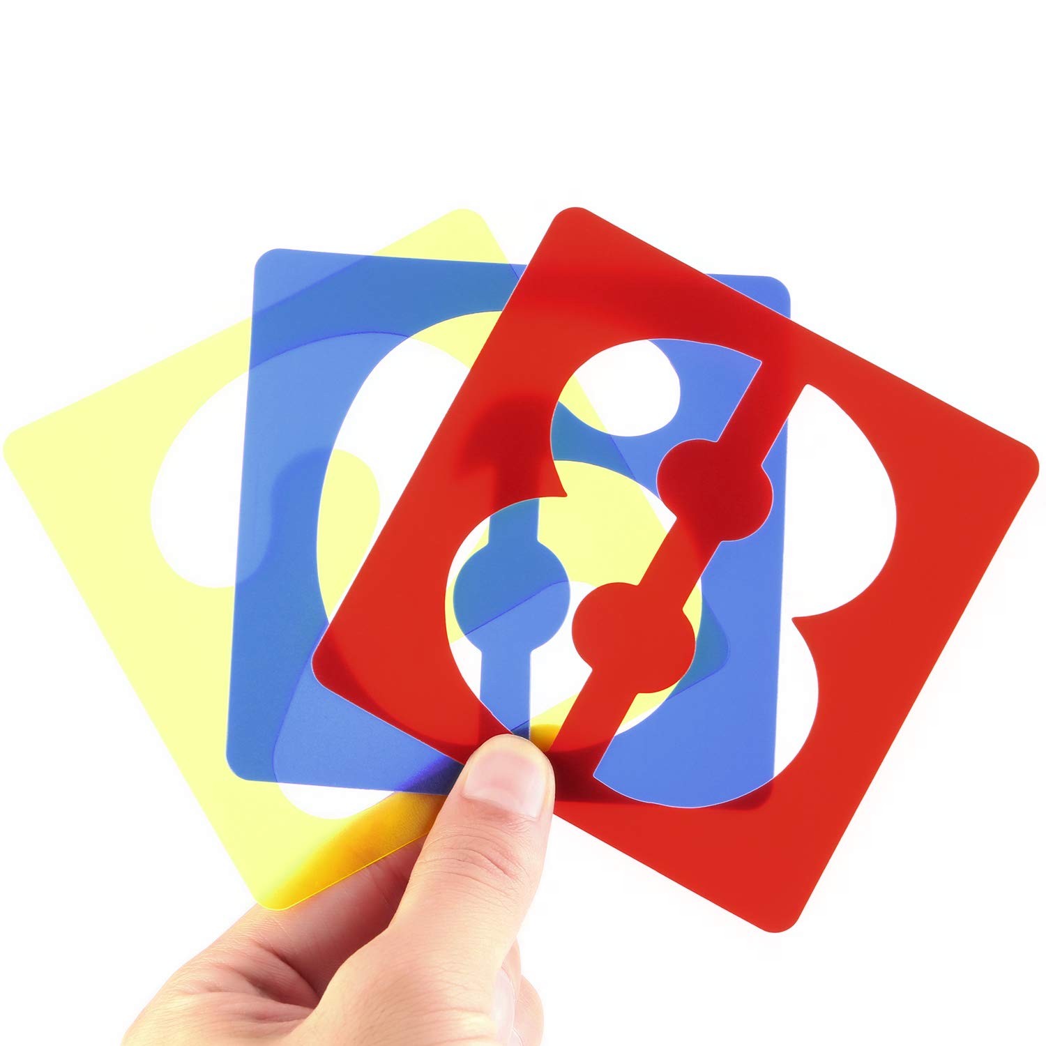 36 Pieces Alphabet Stencils And Number Stencils Set AKWOX Plastic