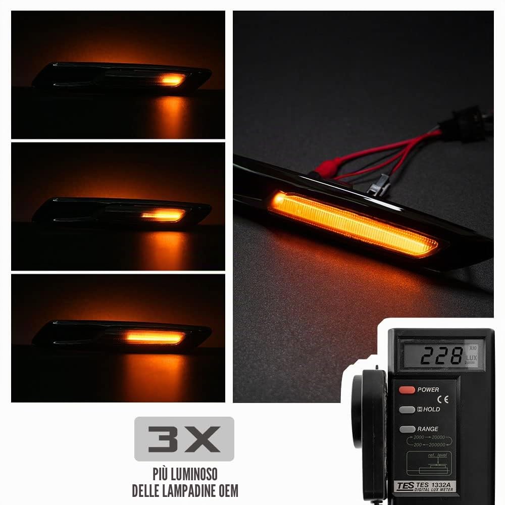 Indicatori Direzione Laterali LED Dinamici per BMW 5 Series F10 F11