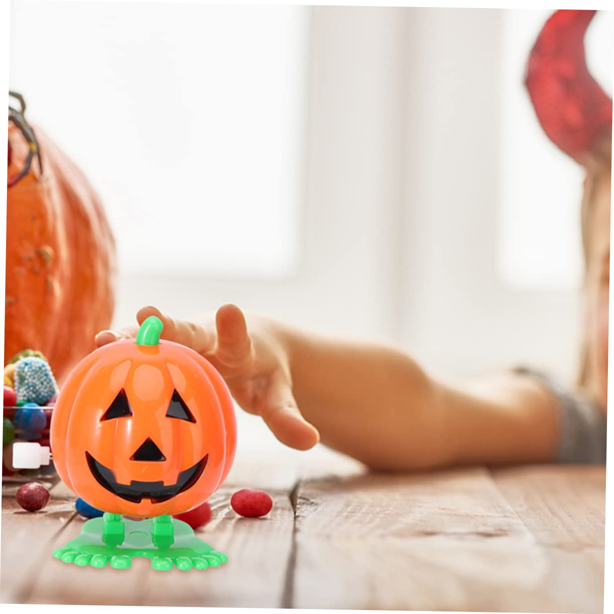 BESTonZON 45 Pièces Jouets à Remontoir Citrouille Halloween Jouets Sauteurs pour Mécanique pour Fête Dhalloween