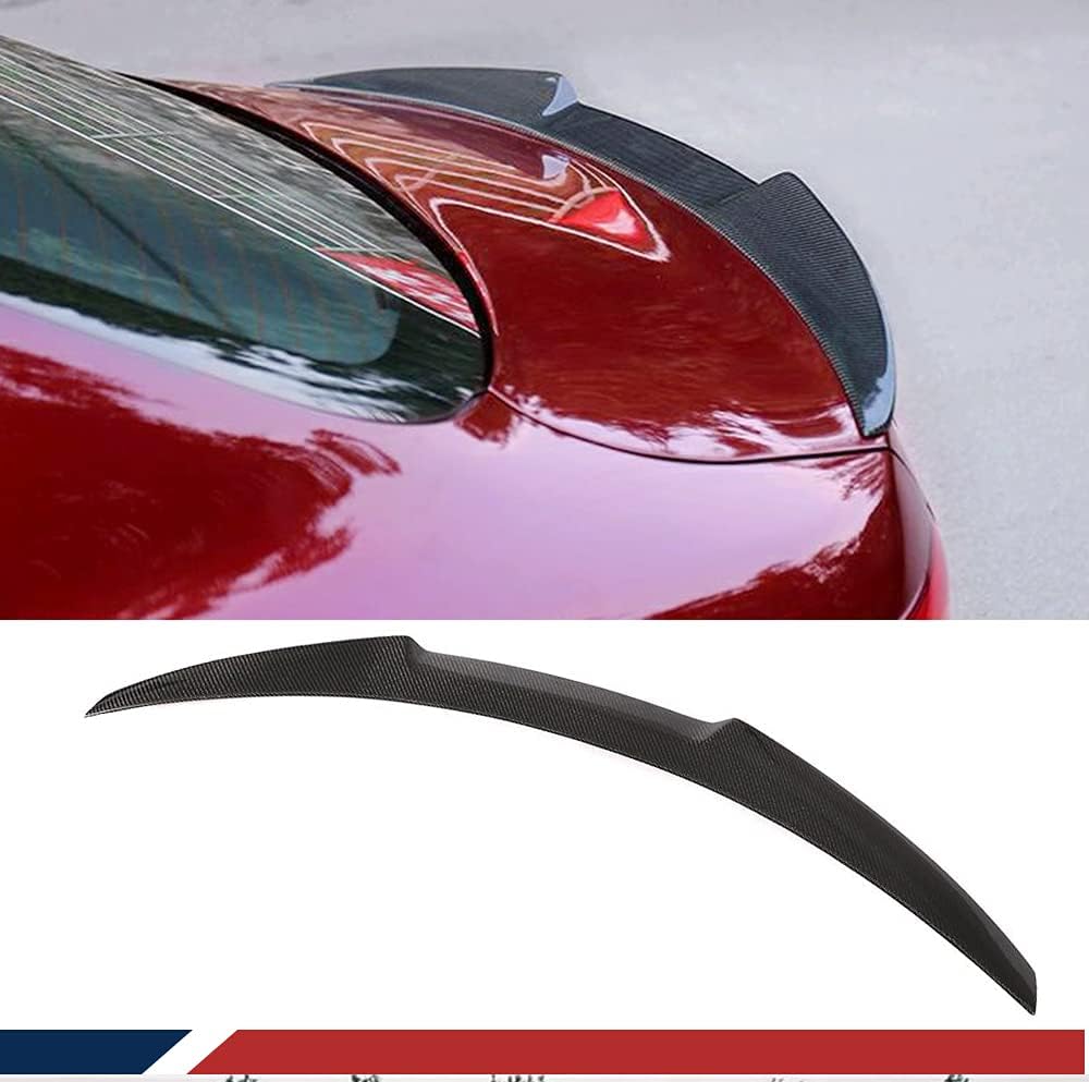Carbon Fiber Rear Spoiler Fits for Alfa Romeo Giulia Sedan 2015-2020 Custom Parts Trunk Lip Spoiler High Kick Rear Wing Spoiler Body Kits Factory Outlet