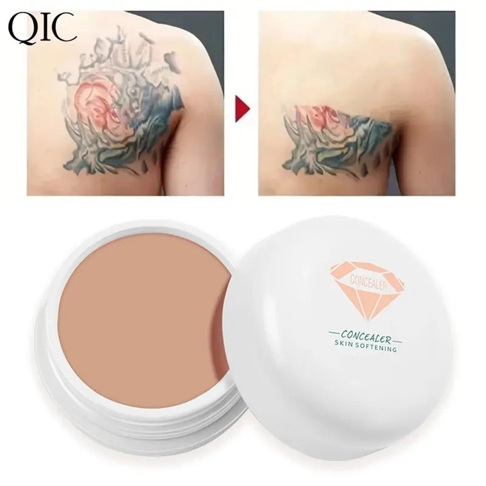 leg concealer Hochdeckender Concealer, Anti-Augenringe, Sommersprossen, langlebig, wasserfest