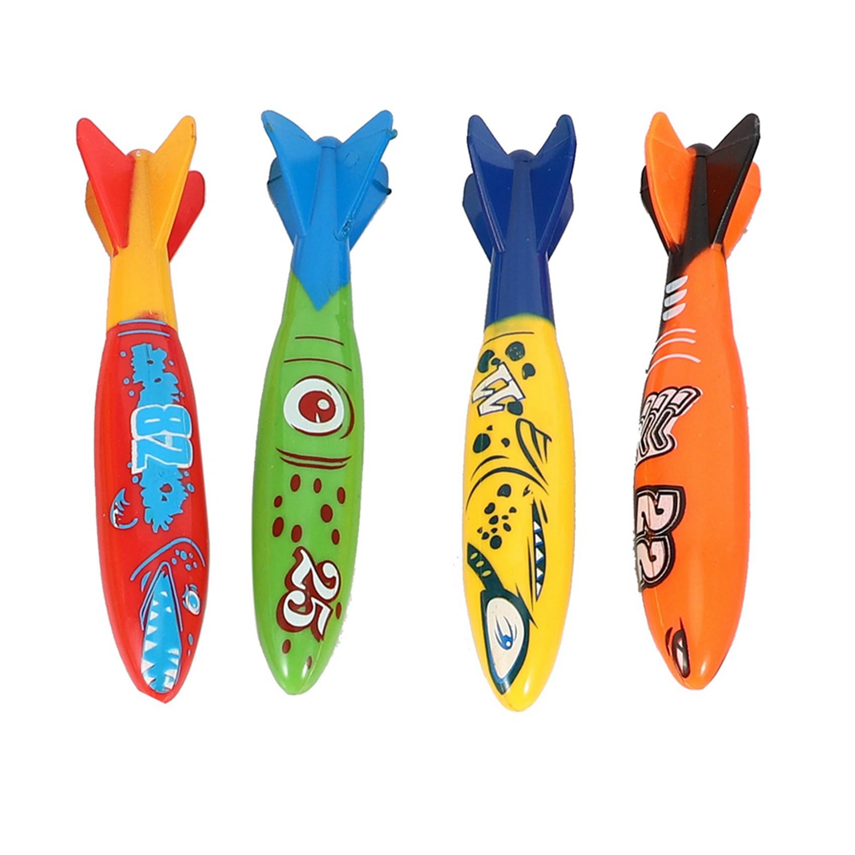 Juguetes de Buceo Juguete de Piscina Sumergible Bajo el Agua, Anillos y Palos de Buceo, Torpedos, Césped AcuáTico, Regalo de Entrenamiento de Buceo para NiñOs (Paquete de 48)