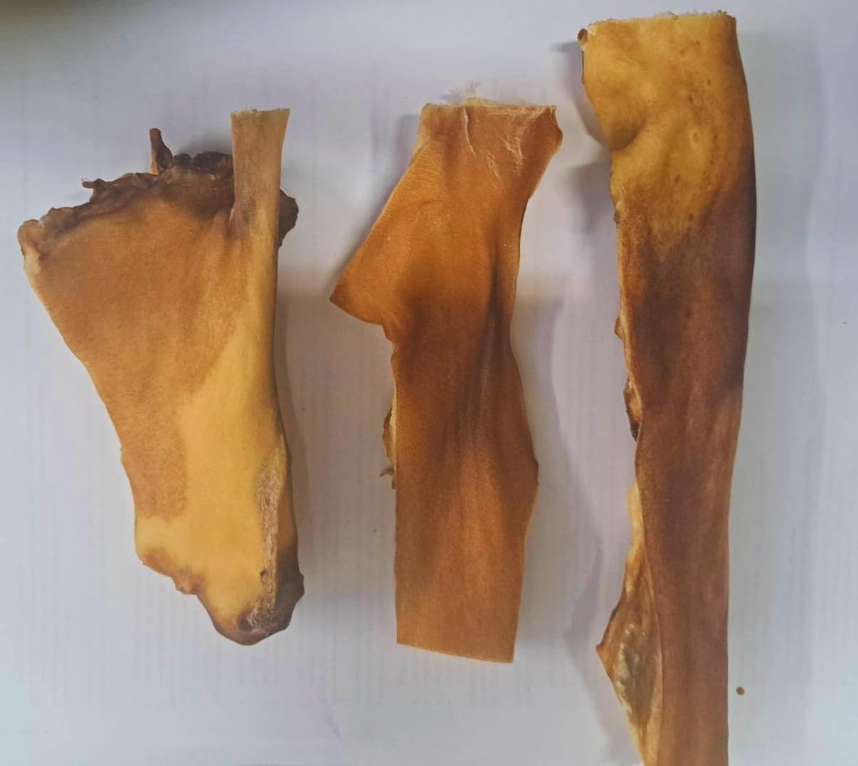 Skóra wołowa dla psa 15cm, 500g, naturalny Przysmak do żucia suszony powietrzem, Gryzak dla małych i dużych Psów, bez konserwantów i sztucznych dodatków, Polska Produkcja
