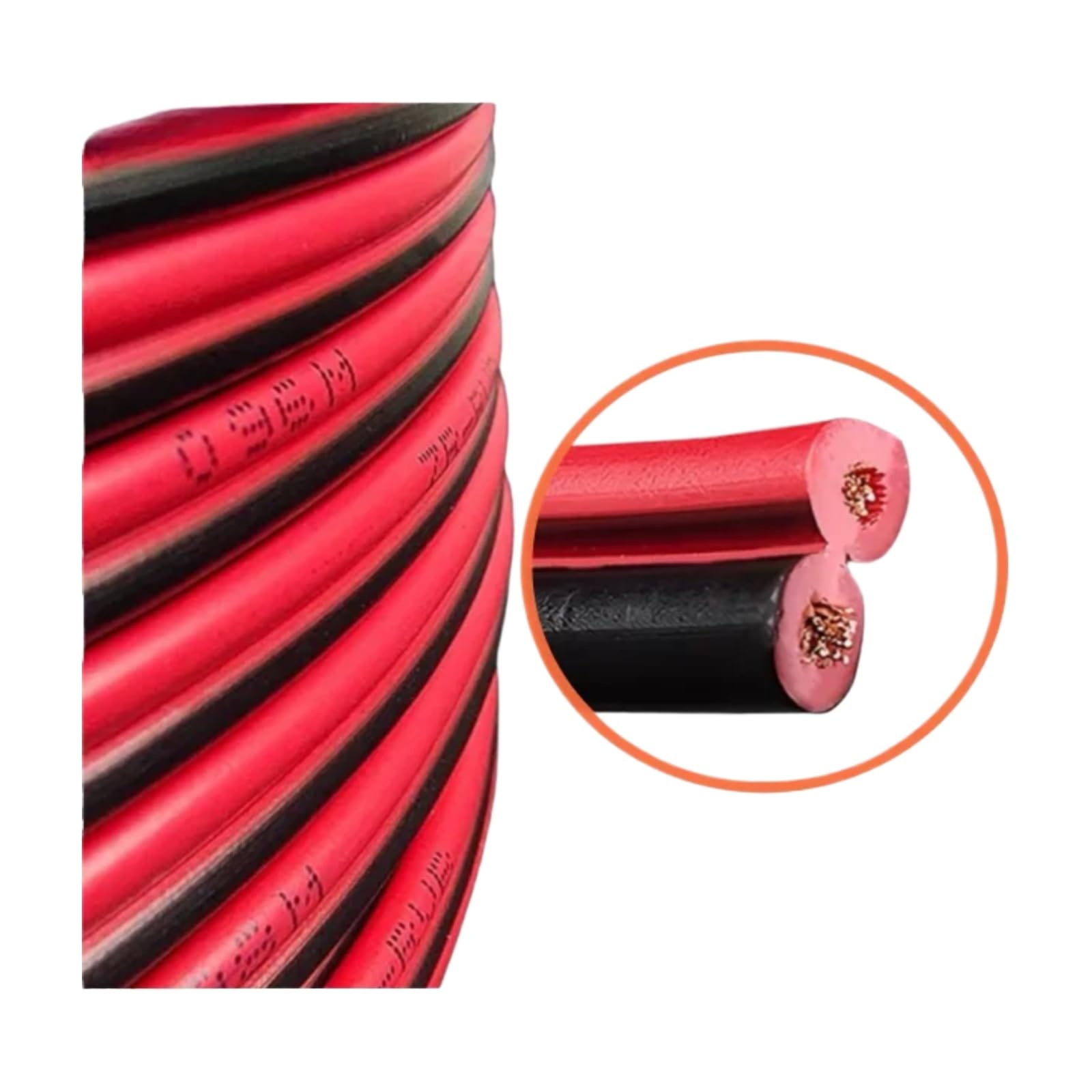 5/10/20M RVB Rosso e nero 2 Cavi a pin 12 14 16 18 20 22 AWG PVC di rame isolati nudo LED(Red and Black; 5 Meters; 18AWG 0.75mm2)