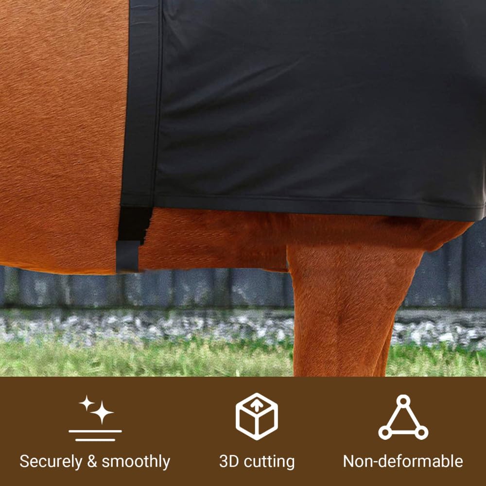 MiOYOOW Protection d'épaules pour Chevaux, Gilet d'équitation Extensible Anti-frottement