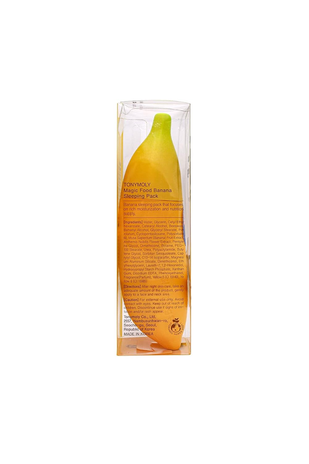 TONYMOLY Magic Food Banana Sleeping Pack , 2.87 Fl Oz (Pack of 1)