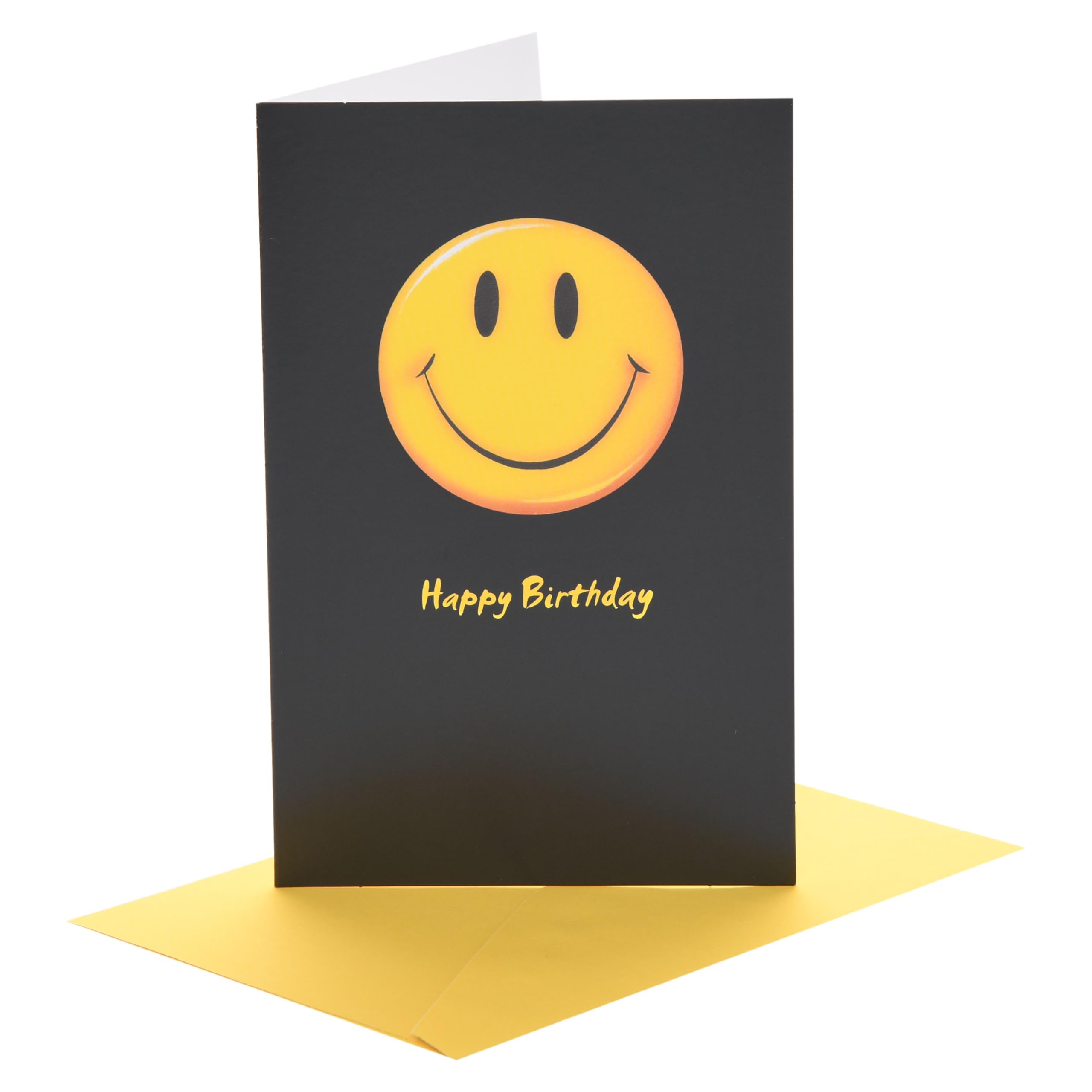 UK Greetings | Birthday Card | Smiley Face Design | With Envelope