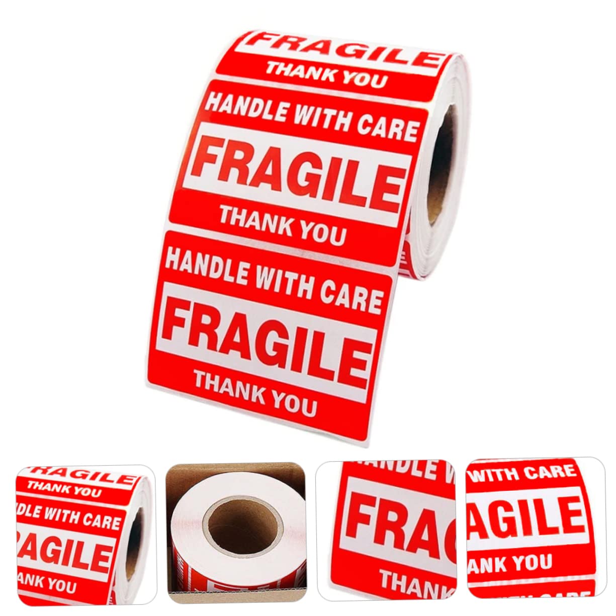 OFFSCH 500pc Fragile Shipping Stickers Sticky Labels to Write on Self-Adhesive Fragile Labels
