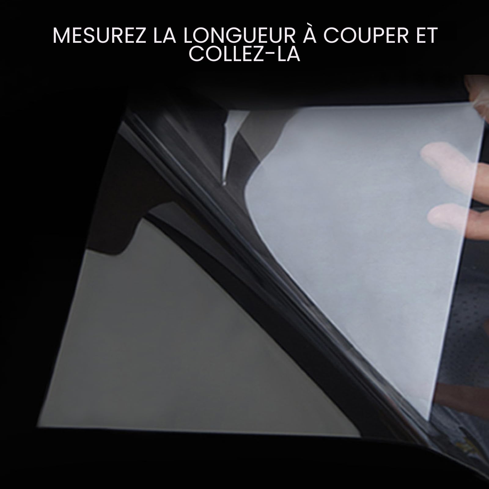 tekenewbse 40cm×300cm Protege Mur Cuisine, Papier Vinyle Autocollant Film Transparent pour Table, Protection Adhesif Eclaboussure, Fenetre, Stickers Muraux Étanche