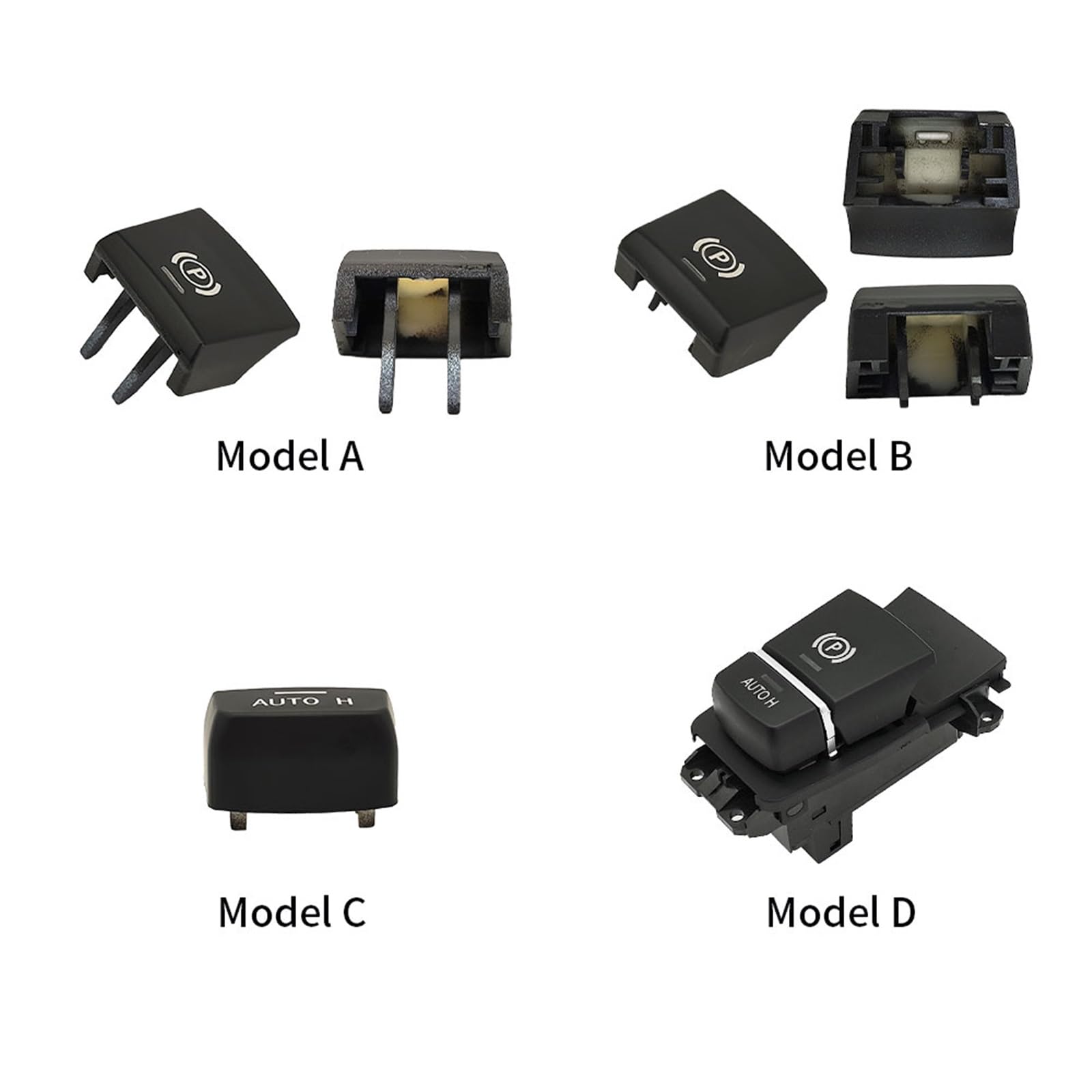 Cache-bouton de frein à main/frein Compatible avec BMW 5, 6, 7