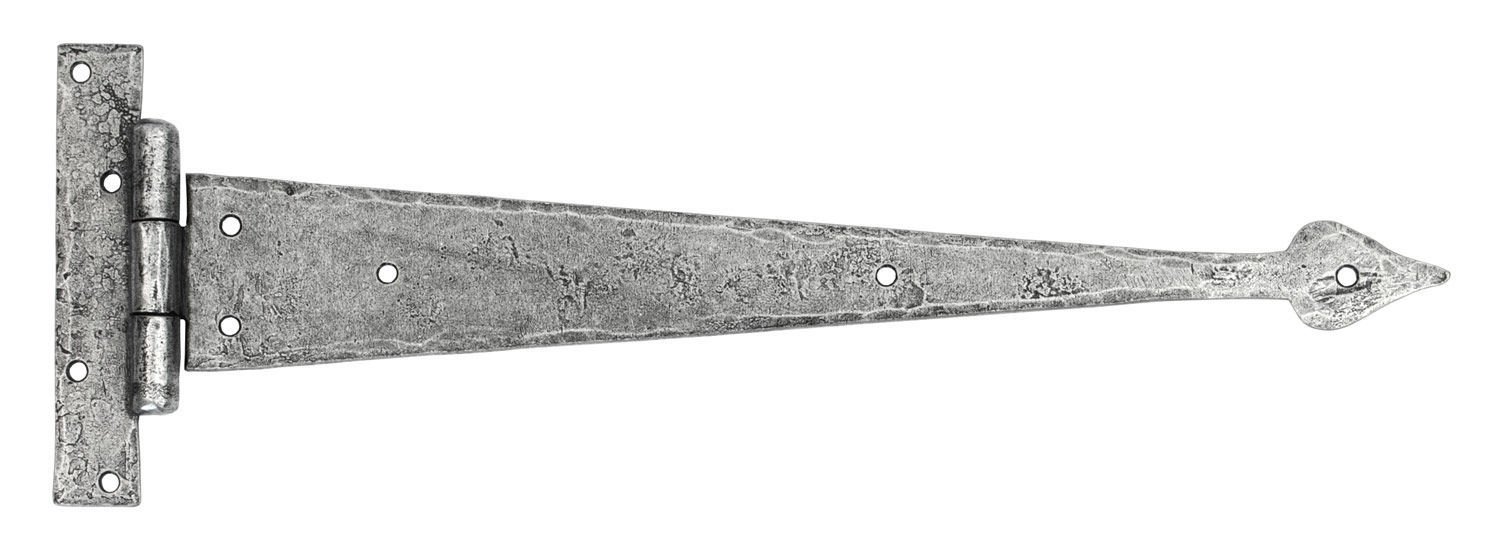 From The Anvil Pewter 4 Inch Arrow Head T Hinge (Pair)