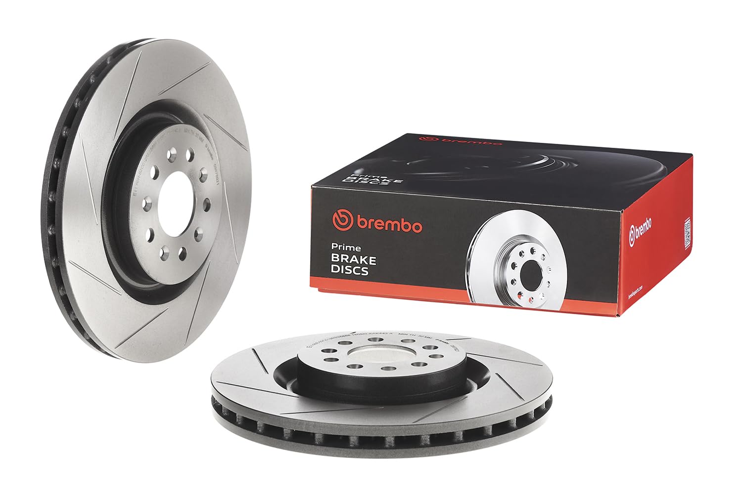 Brembo 09.8780.21 UV Coated Pillar Vented Slotted Front Brake Rotor ASTON MARTIN OE# 4G431125AE