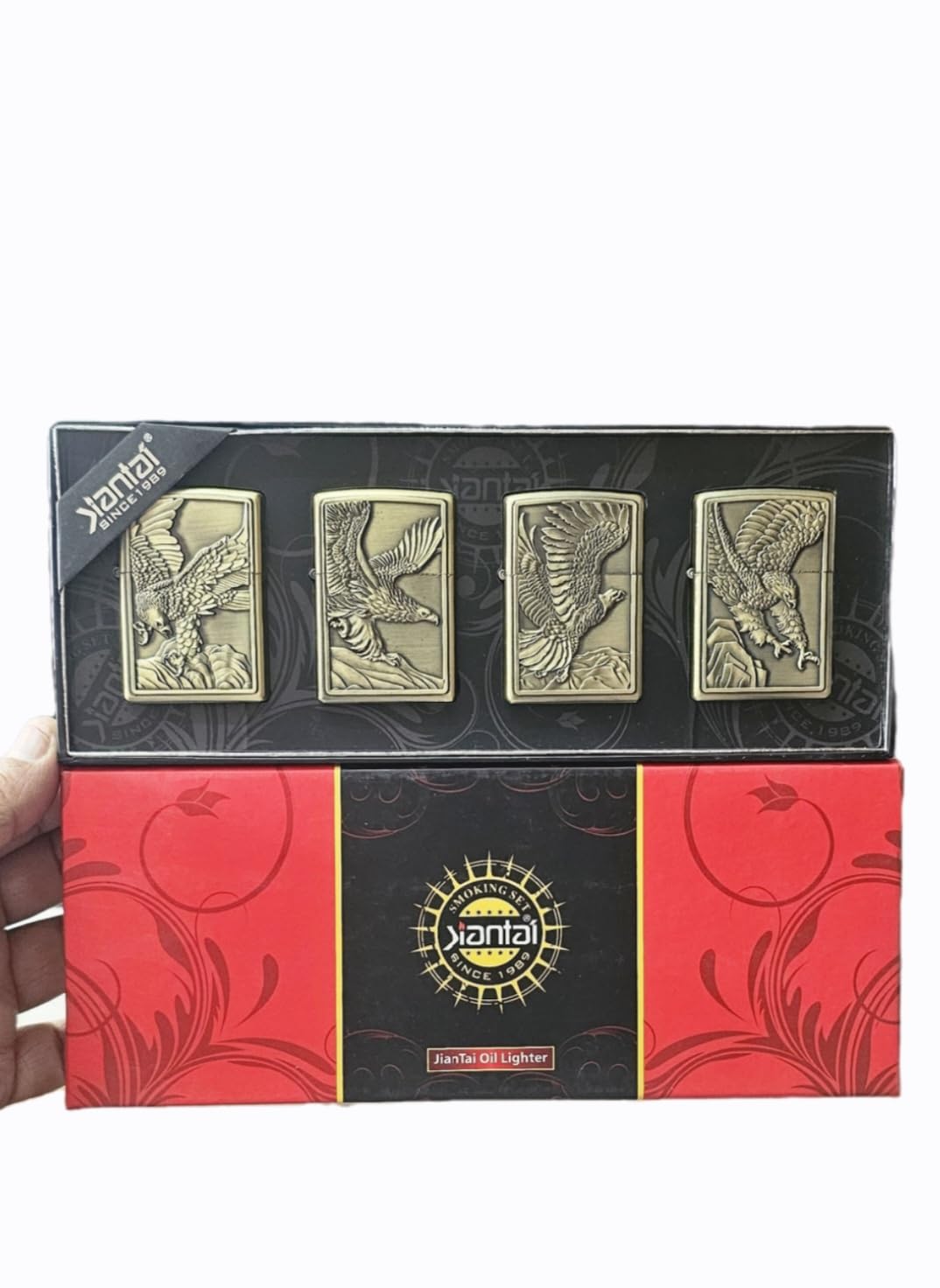 STAR MAGIC® 4Pc Random Design Cigarette Oil Lighter Set-image-31