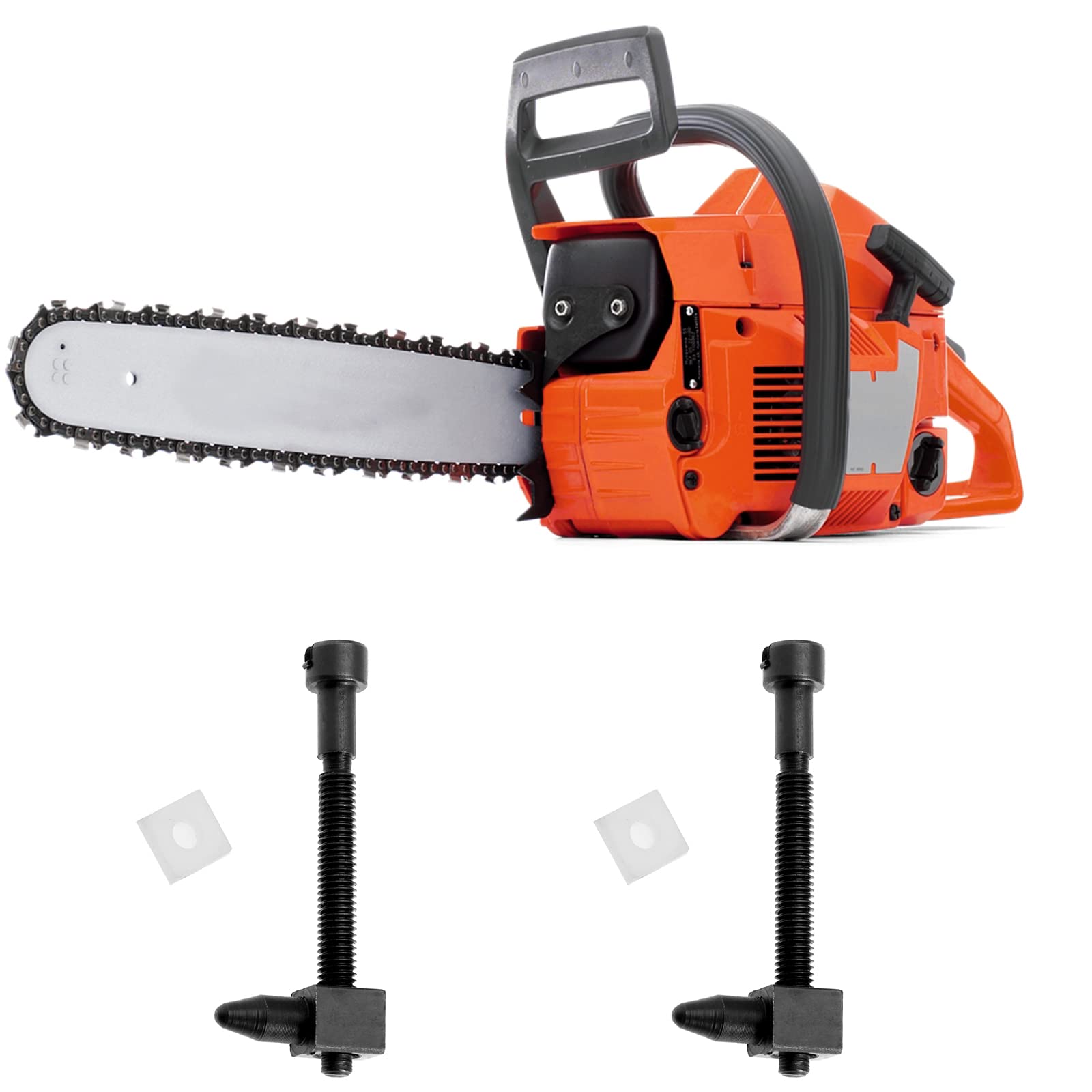EMSea 2 Viti Tendicatena Per Motosega M5x52mm – Compatibili Con Husqvarna E Stihl, Regolazione Facile E Precisa