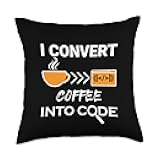 Coder Programmer Coding Software Engineer Gift Men Women Throw Pillow
