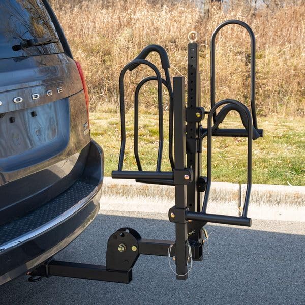 Hitch Platform Bike Frack for E-Bikes and Fat Tire Bikes - for 2 Bikes 200 lbs. Capacity